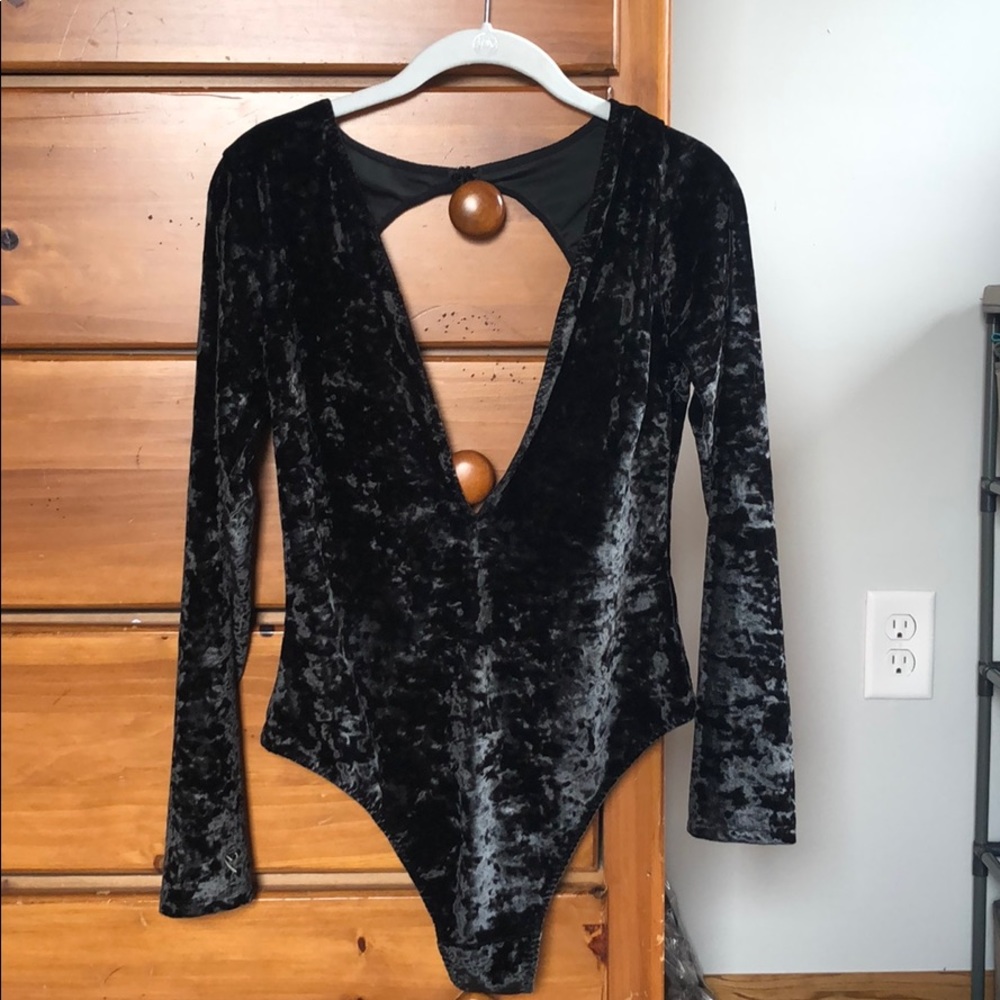 Victoria’s Secret deep V body suit